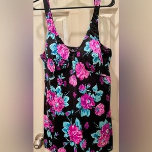 Vintage Maxine of Hollywood swim dress